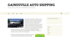 Desktop Screenshot of gainesvilleautoshipping.com