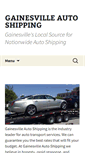 Mobile Screenshot of gainesvilleautoshipping.com